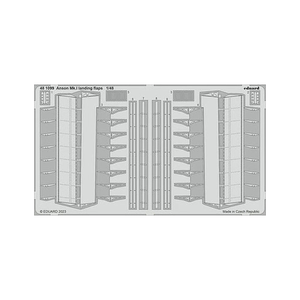 eduard 481099 1 48 anson mk i landing flaps for airfix
