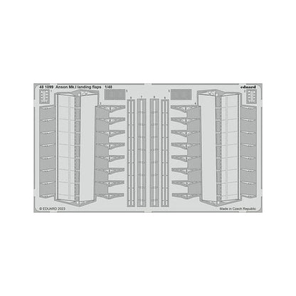 eduard 481099 1 48 anson mk i landing flaps for airfix