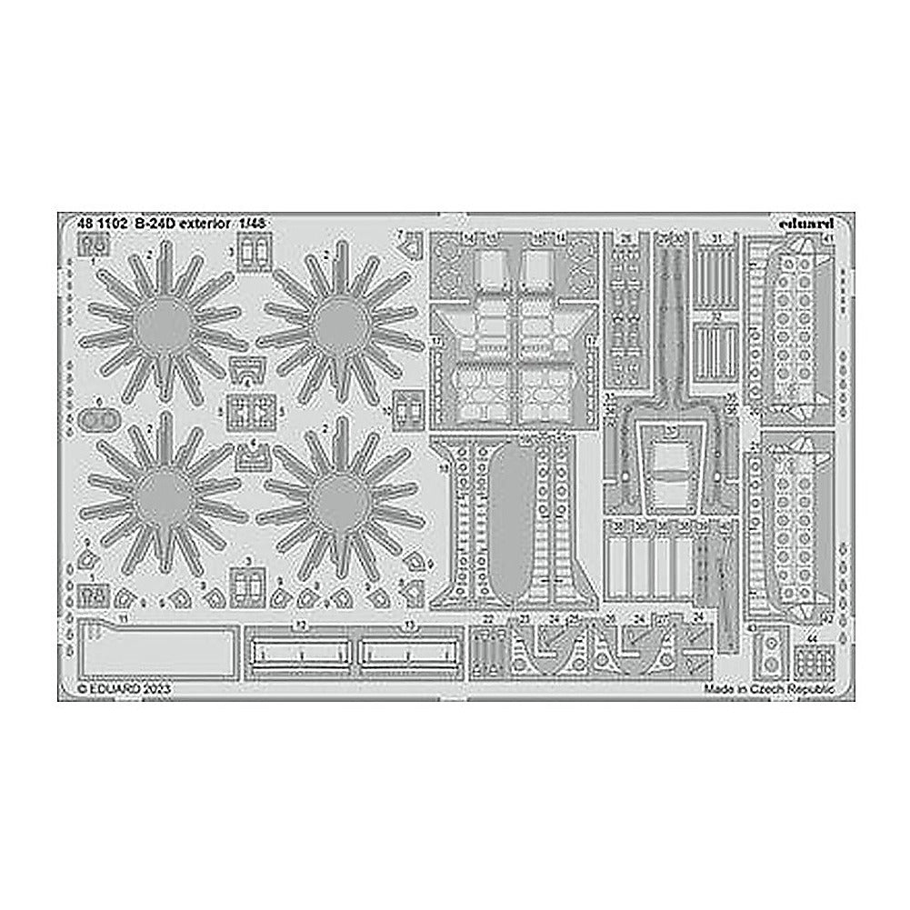 eduard 481102 1 48 b 24d exterior revell