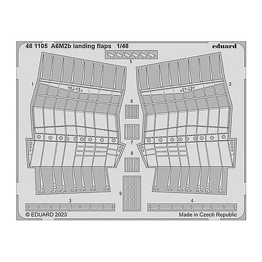 eduard 481105 1 48 landing flaps for academy