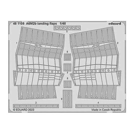 eduard 481105 1 48 landing flaps for academy