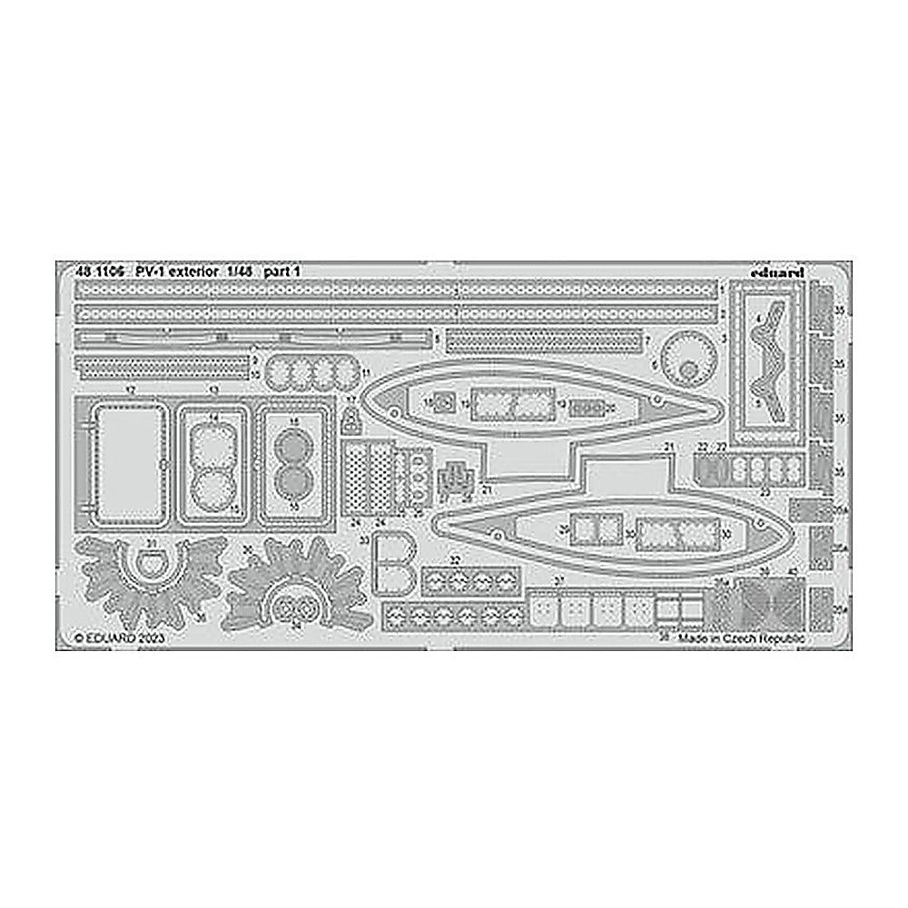 eduard 481106 1 48 pv 1 exterior for academy