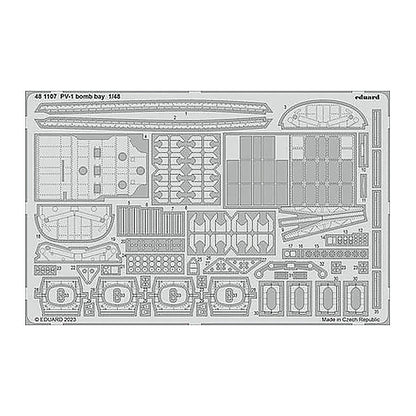 eduard 481107 1 48 pv 1 bomb bay for academy