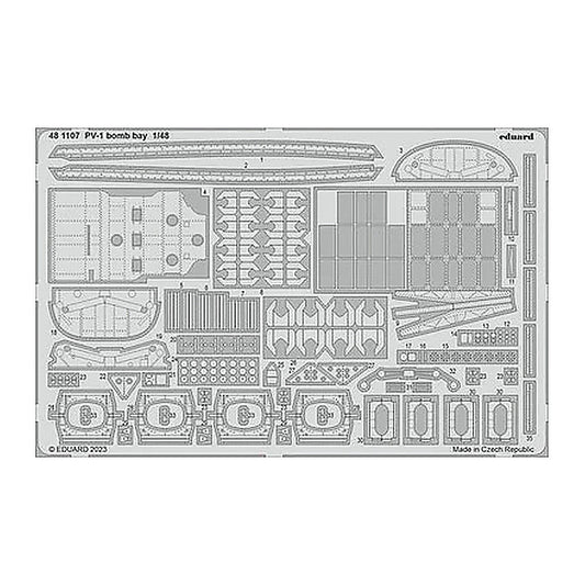 eduard 481107 1 48 pv 1 bomb bay for academy