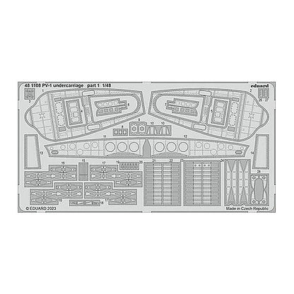 eduard 481108 1 48 pv 1 undercarriage for academy