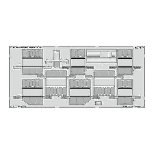 eduard 481112 1 48 mi 8mt cargo seats for trumpeter