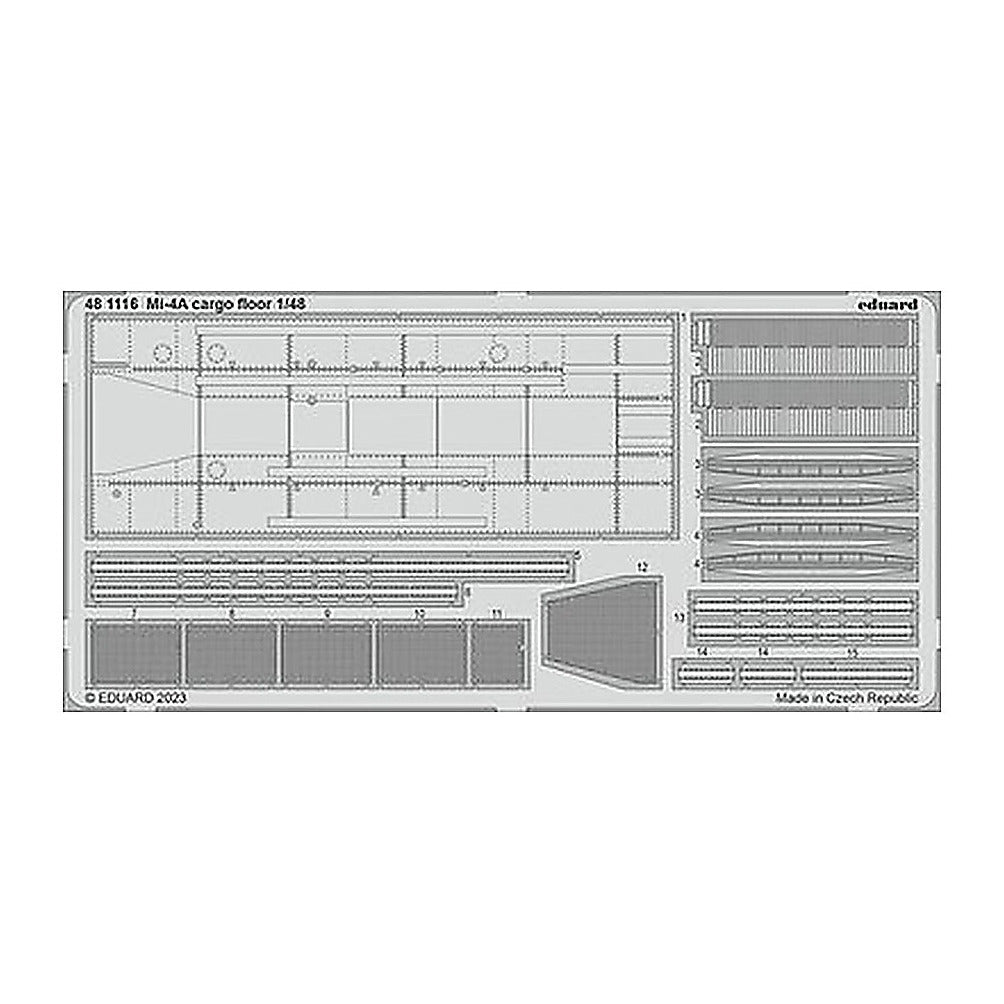 eduard 481116 1 48 mi 4a cargo floor for trumpeter