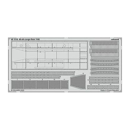 eduard 481116 1 48 mi 4a cargo floor for trumpeter