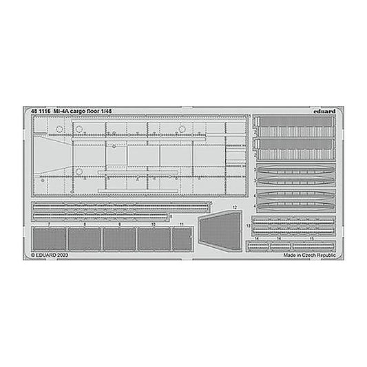eduard 481116 1 48 mi 4a cargo floor for trumpeter