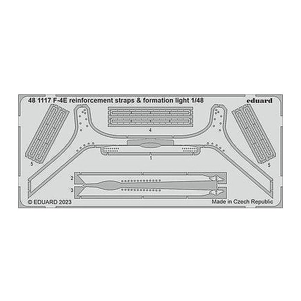 eduard 481117 1 48 f 4e reinforcement straps formation lights for