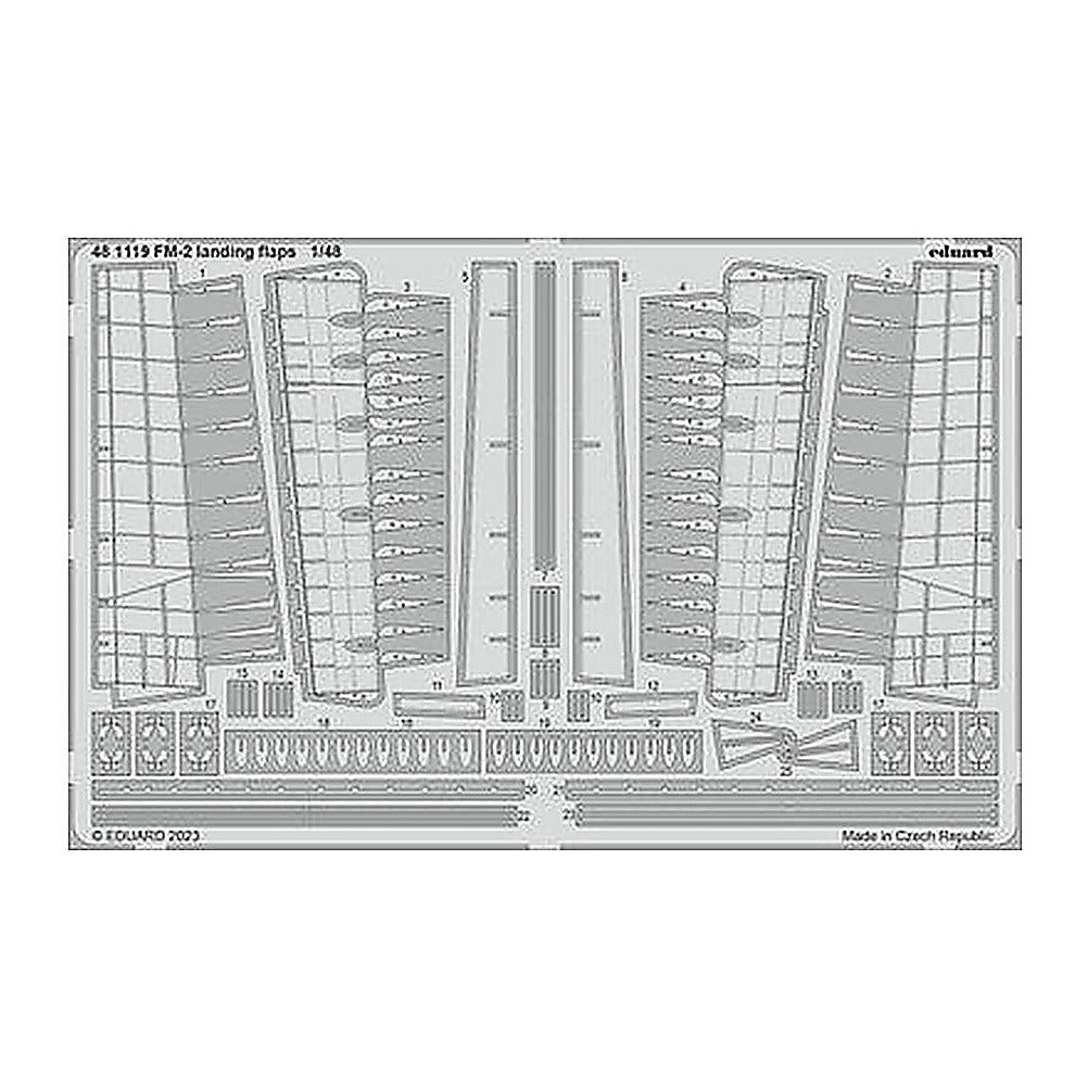 eduard 481119 1 48 fm 2 wilder cat wildcat landing flaps photo etch