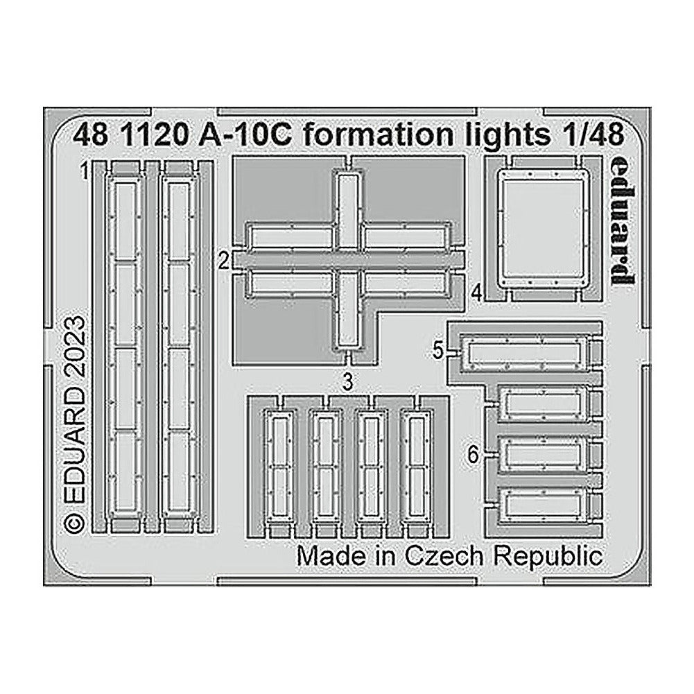 eduard 481120 1 48 a 10c formation lights for academy