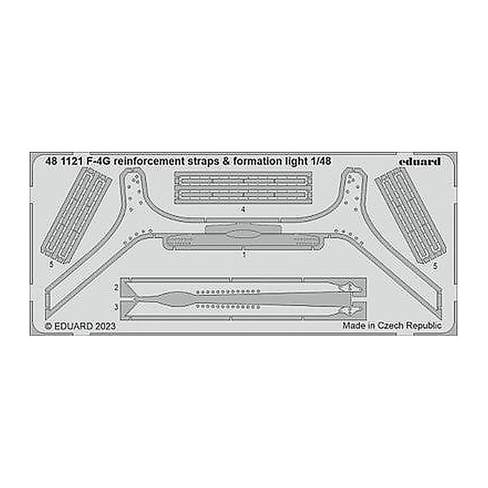 eduard 481121 1 48 f 4g reinforcement straps form