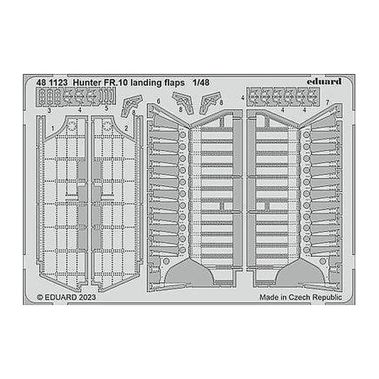 eduard 481123 1 48 hunter fr 10 landing flaps