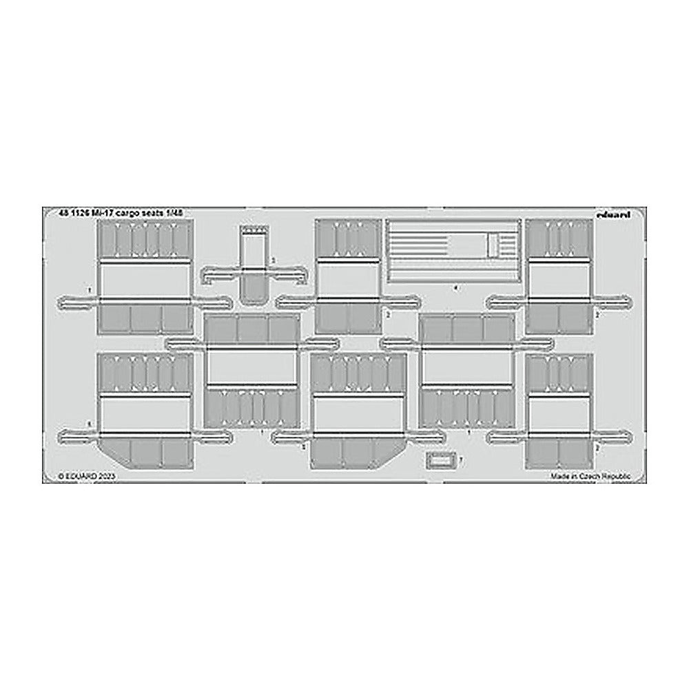 eduard 481126 1 48 mi 17 cargo seats photo etch