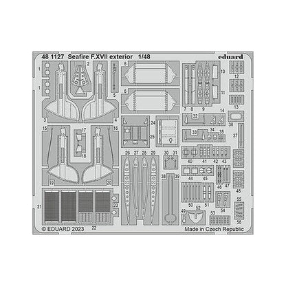 eduard 481127 1 48 seafire f xvii exterior photo etch
