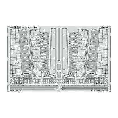 eduard 481137 1 48 fm 1 landing flaps 1 48