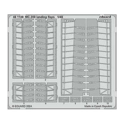 eduard 481138 1 48 mc 200 landing flaps 1 48