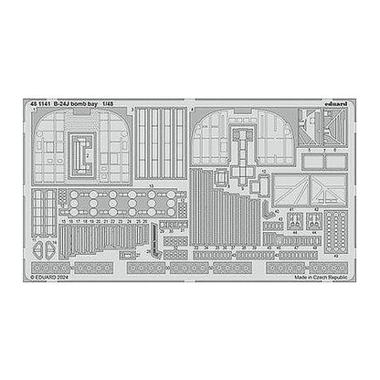 eduard 481141 1 48 b 24j bomb bay for hobby boss