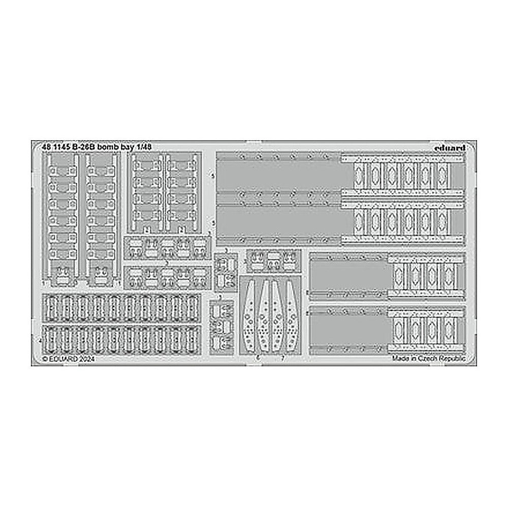 eduard 481145 1 48 b 26b bomb bay for icm