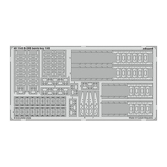 eduard 481145 1 48 b 26b bomb bay for icm