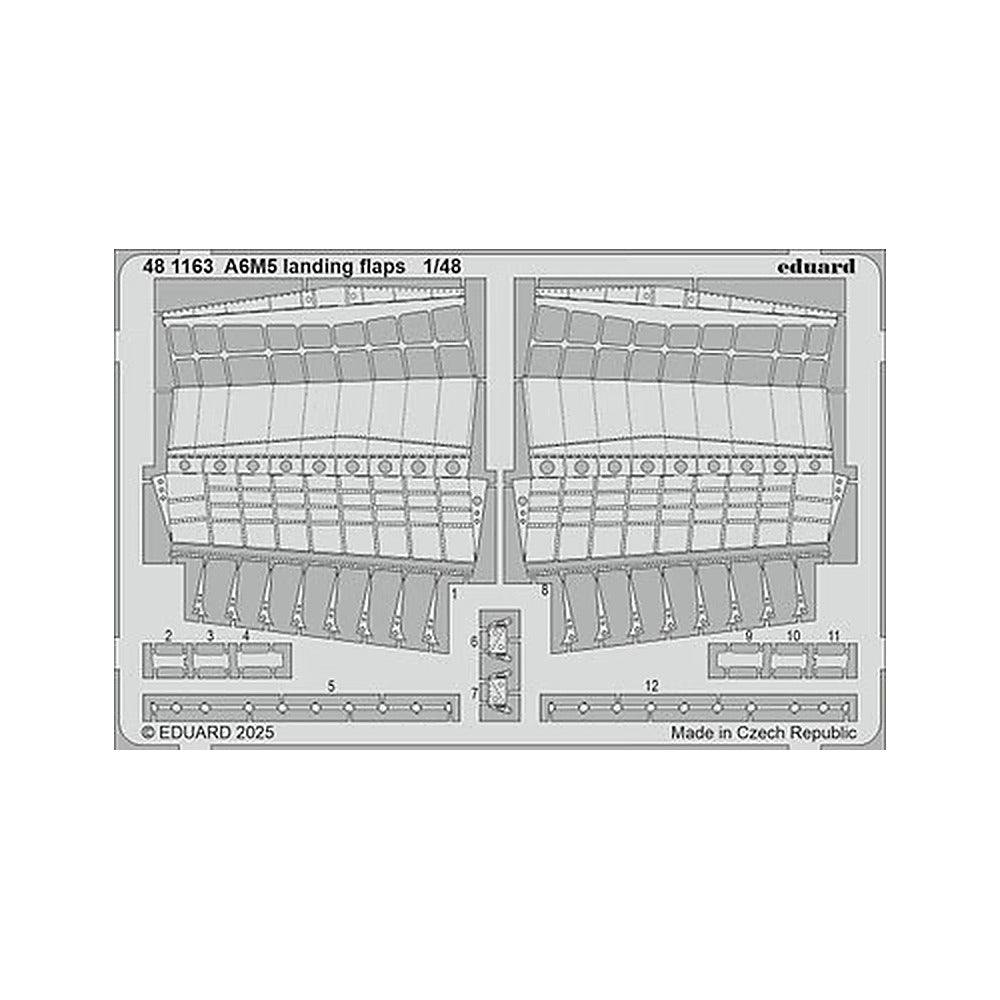 eduard 481163 1 48 landing flaps photo etched set for eduard kit