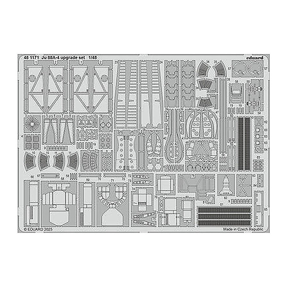 eduard 481171 1 48 ju 88a 4 upgrade set