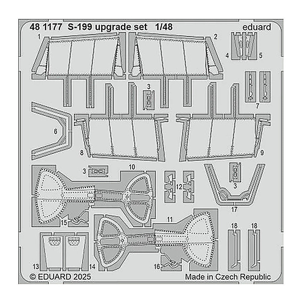 eduard 481177 1 48 s 199 upgrade set photo etched set for eduard
