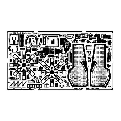 eduard 48250 1 48 bac f2 6 for air photo etch detail set
