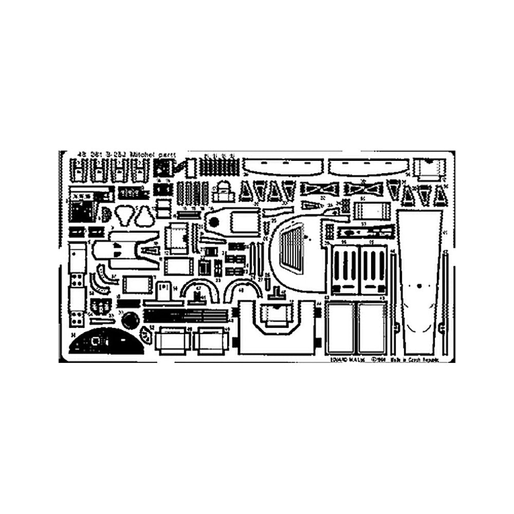 eduard 48261 1 48 b 25j for revell photo etch detail set
