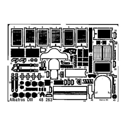 eduard 48263 1 48 albatros d iii for edu