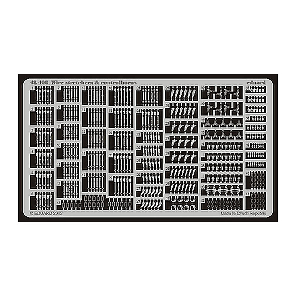 eduard 48406 1 48 wire stretchers control horns
