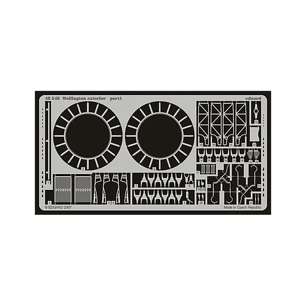 eduard 48548 1 48 photo etch wellington mk i exterior for trumpeter