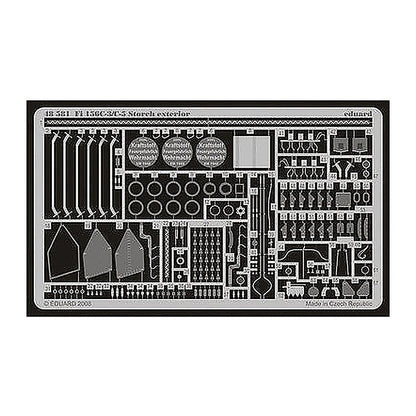 eduard 48581 1 48 fi156c3 c5 storch exterior for tam