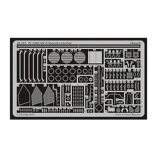eduard 48581 1 48 fi156c3 c5 storch exterior for tam