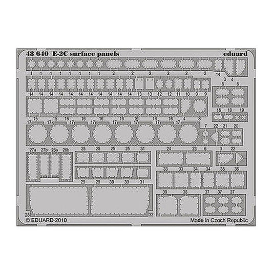 eduard 48640 1 48 e 2c surface panels for kinetic