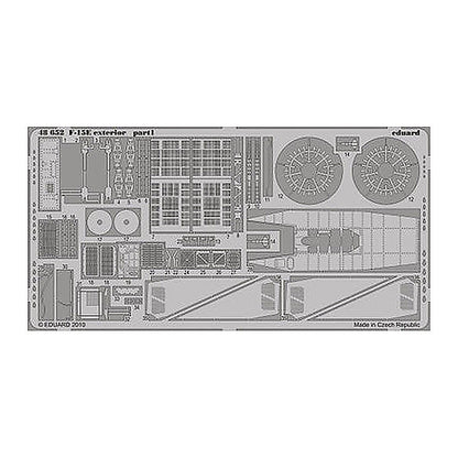 eduard 48652 1 48 photo etch f 15e exterior for academy