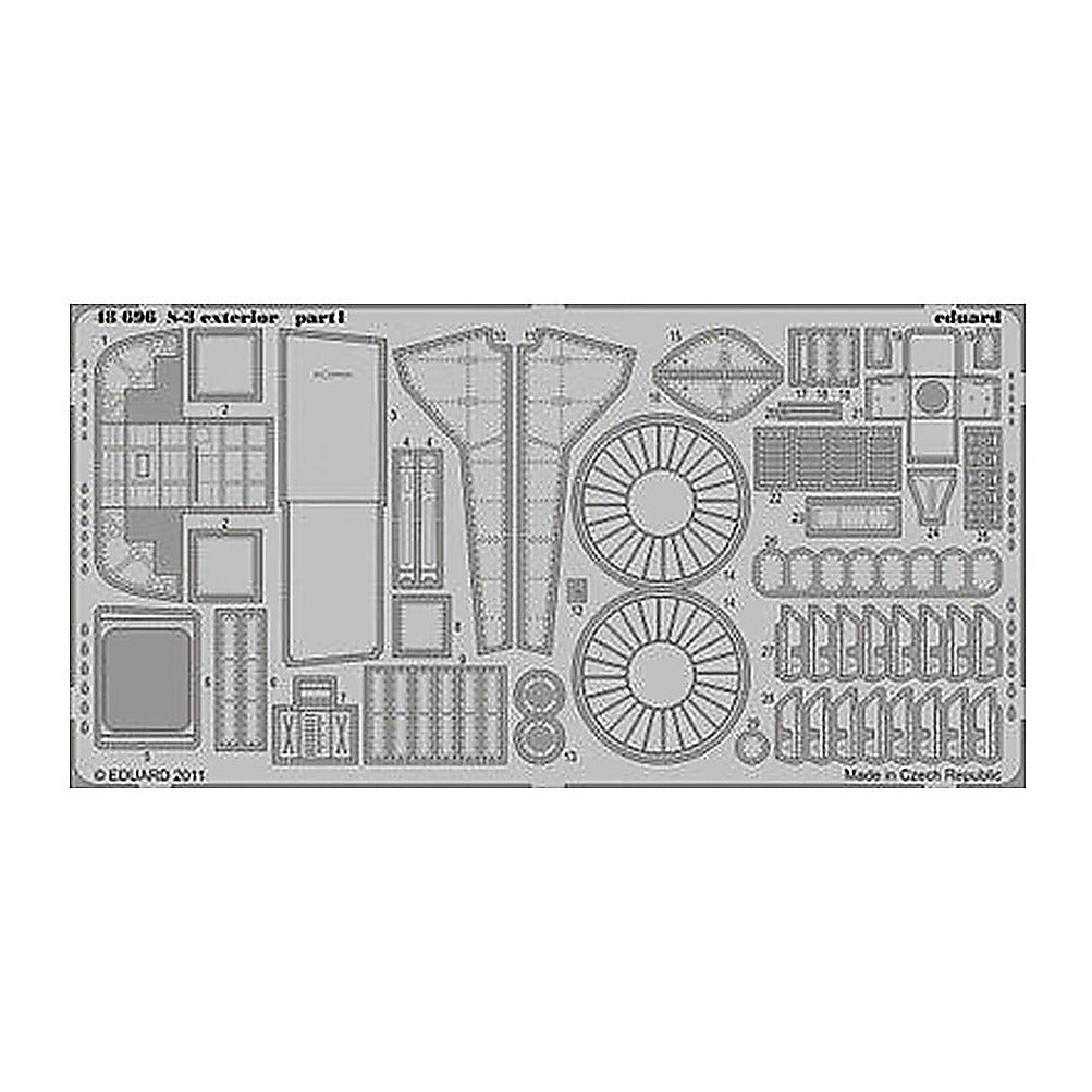 eduard 48696 1 48 exterior for itl photo etch detail set