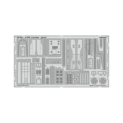 eduard 48854 1 48 exterior for itl photo etch detail set