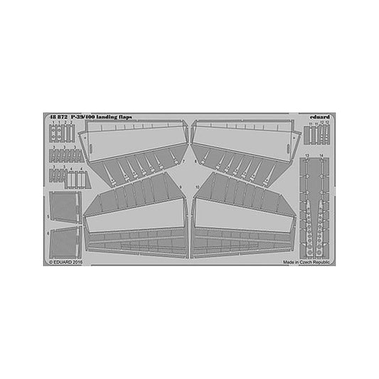 eduard 48872 1 48 p39 400 landing flaps for edu