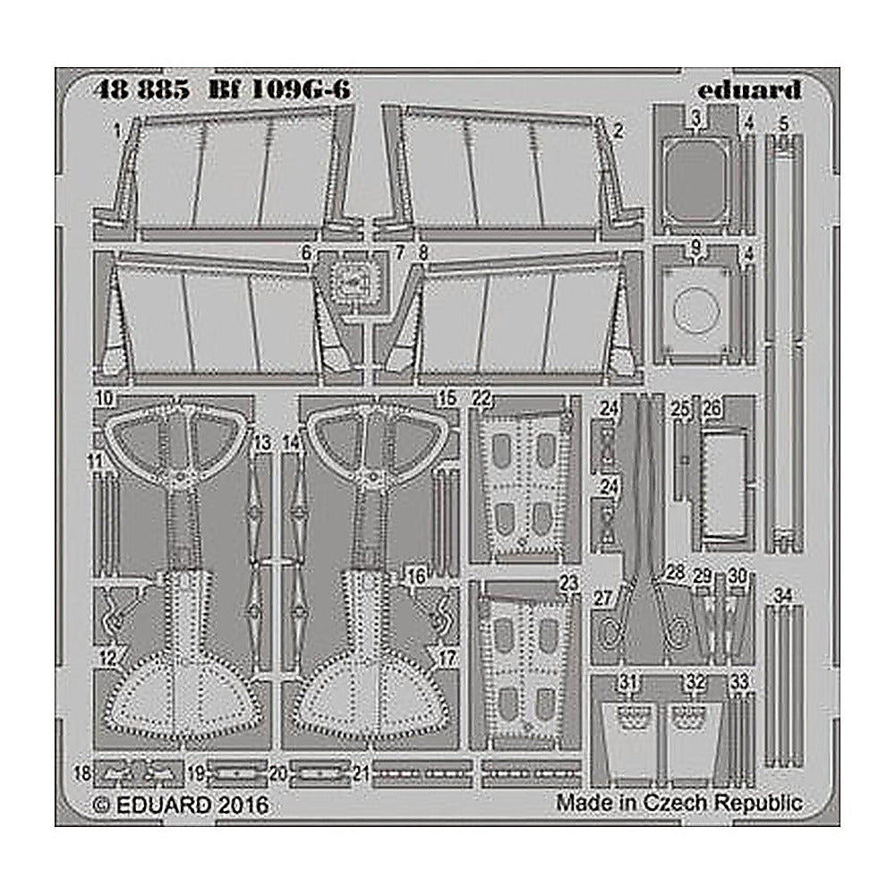 eduard 48885 1 48 for edu photo etch detail set