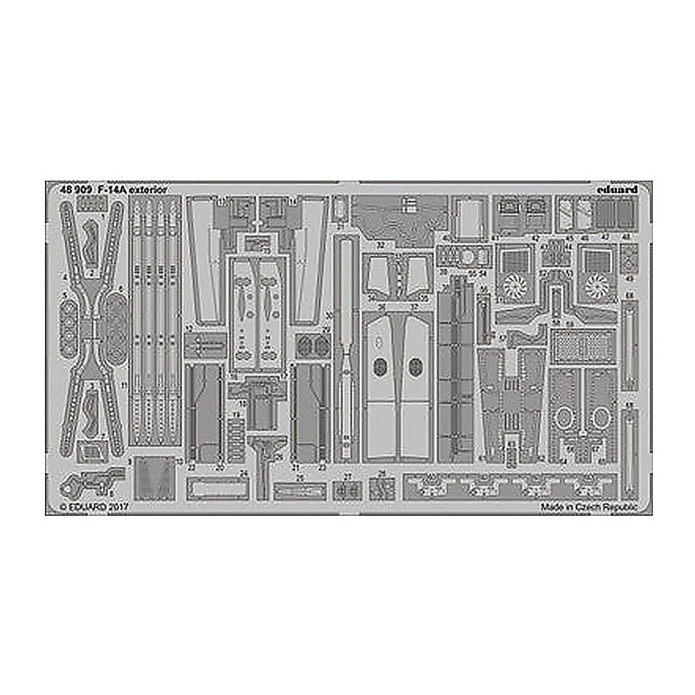 eduard 48909 1 48 f 14a exterior for tamiya