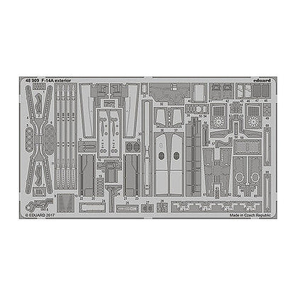 eduard 48909 1 48 f 14a exterior for tamiya