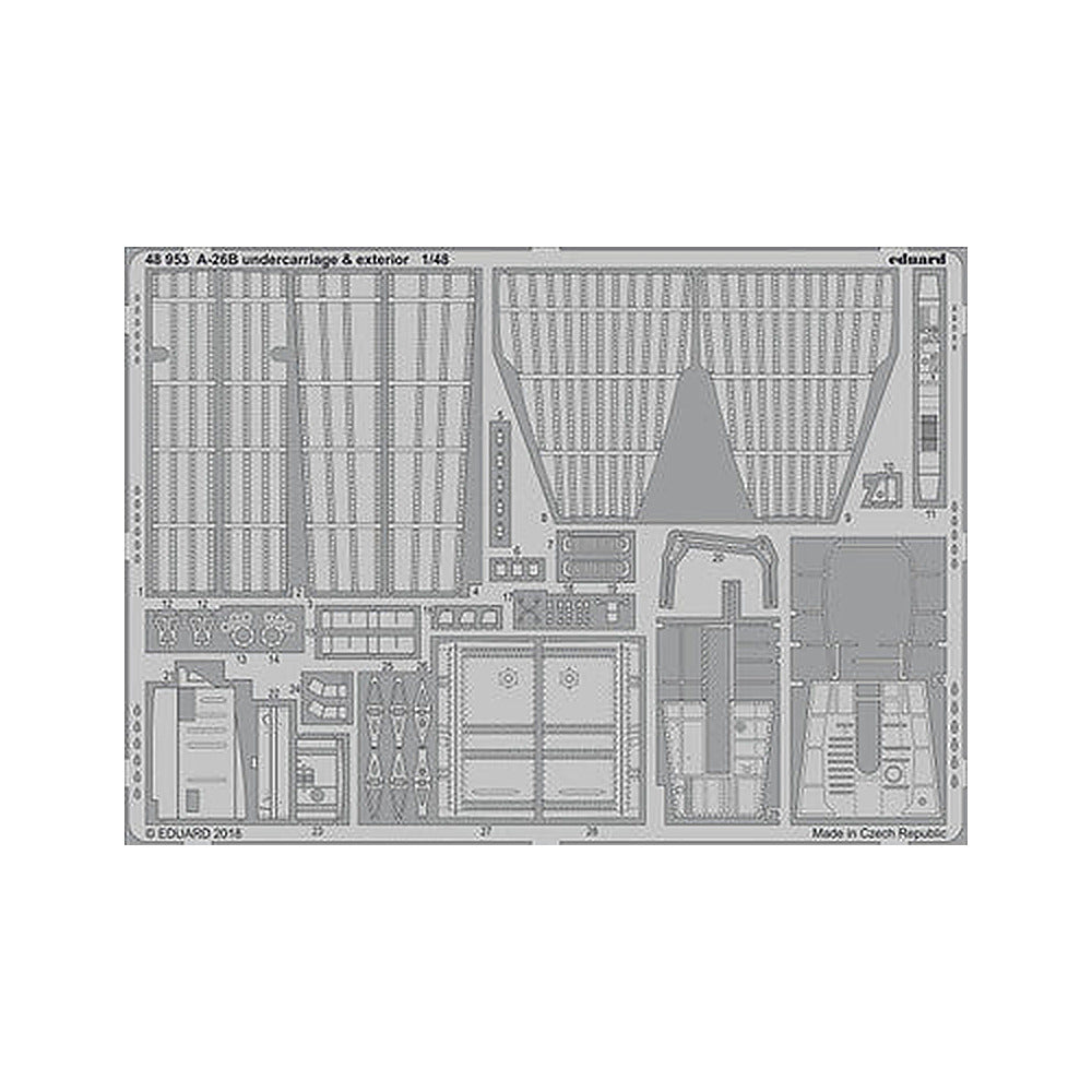 eduard 48953 1 48 a 26b undercarriage exterior for revell