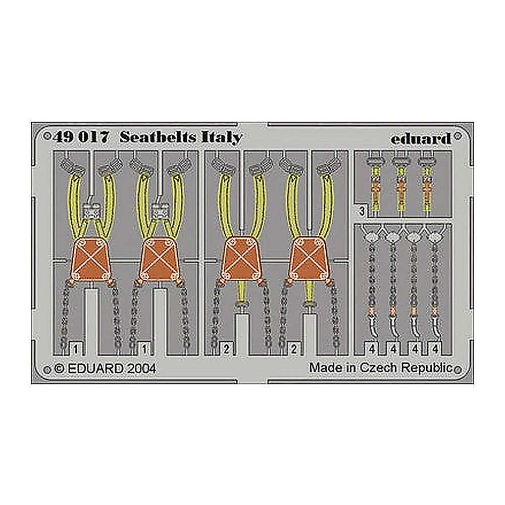 eduard 49017 1 48 seatbelts itlly pre painted