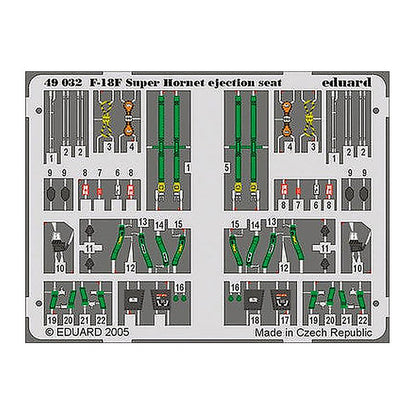 eduard 49032 1 48 f 18f super hornet ejection seat for hasegawa