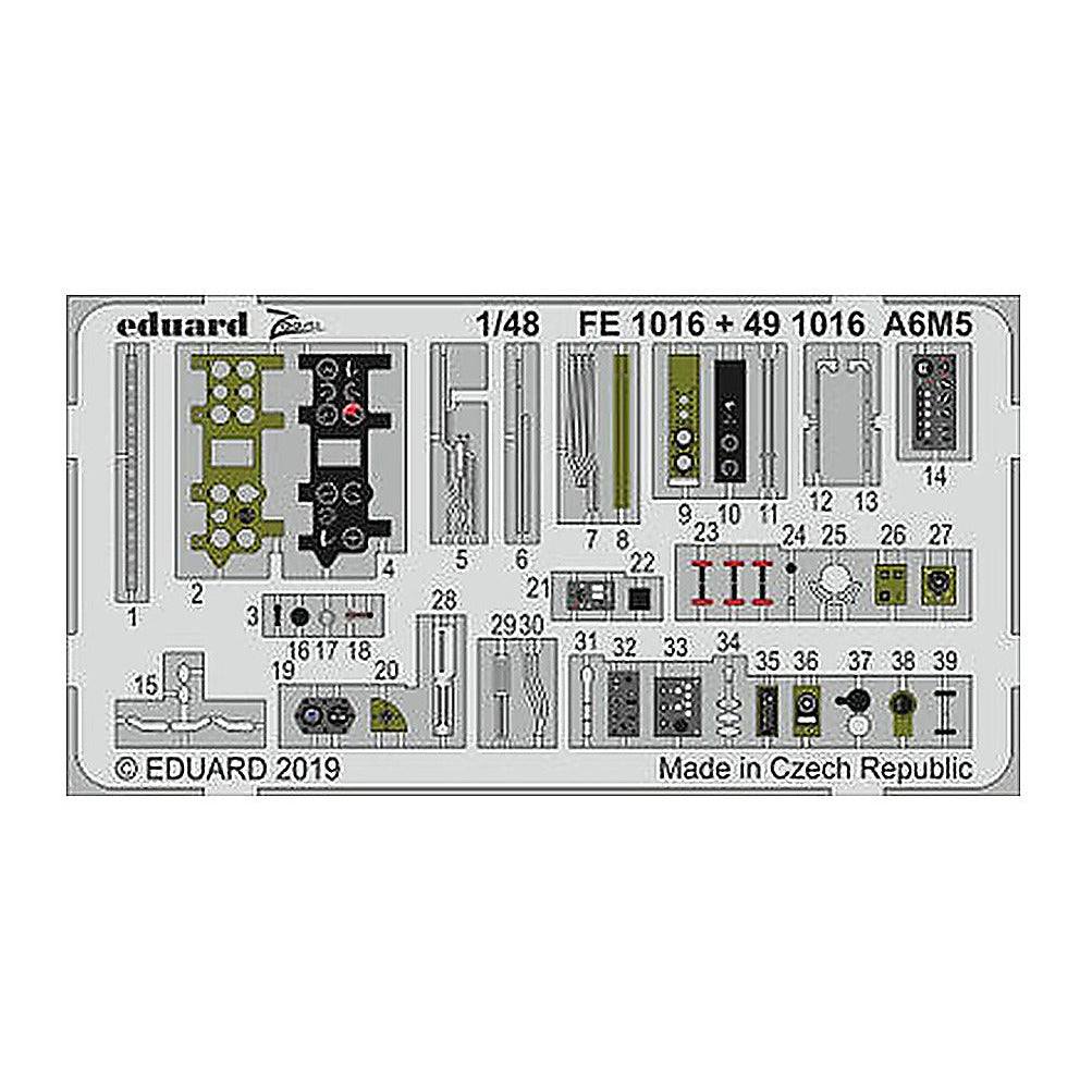 eduard 491016 1 48 a 6m5 for tam pre painted