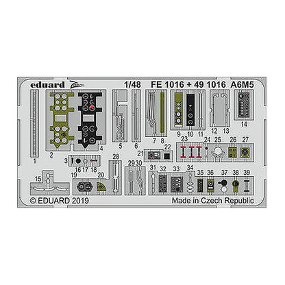 eduard 491016 1 48 a 6m5 for tam pre painted