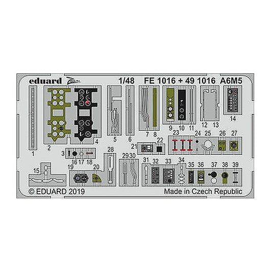 eduard 491016 1 48 a 6m5 for tam pre painted