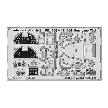 eduard 491104 1 48 hurricane mk i for air pre painted